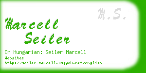 marcell seiler business card